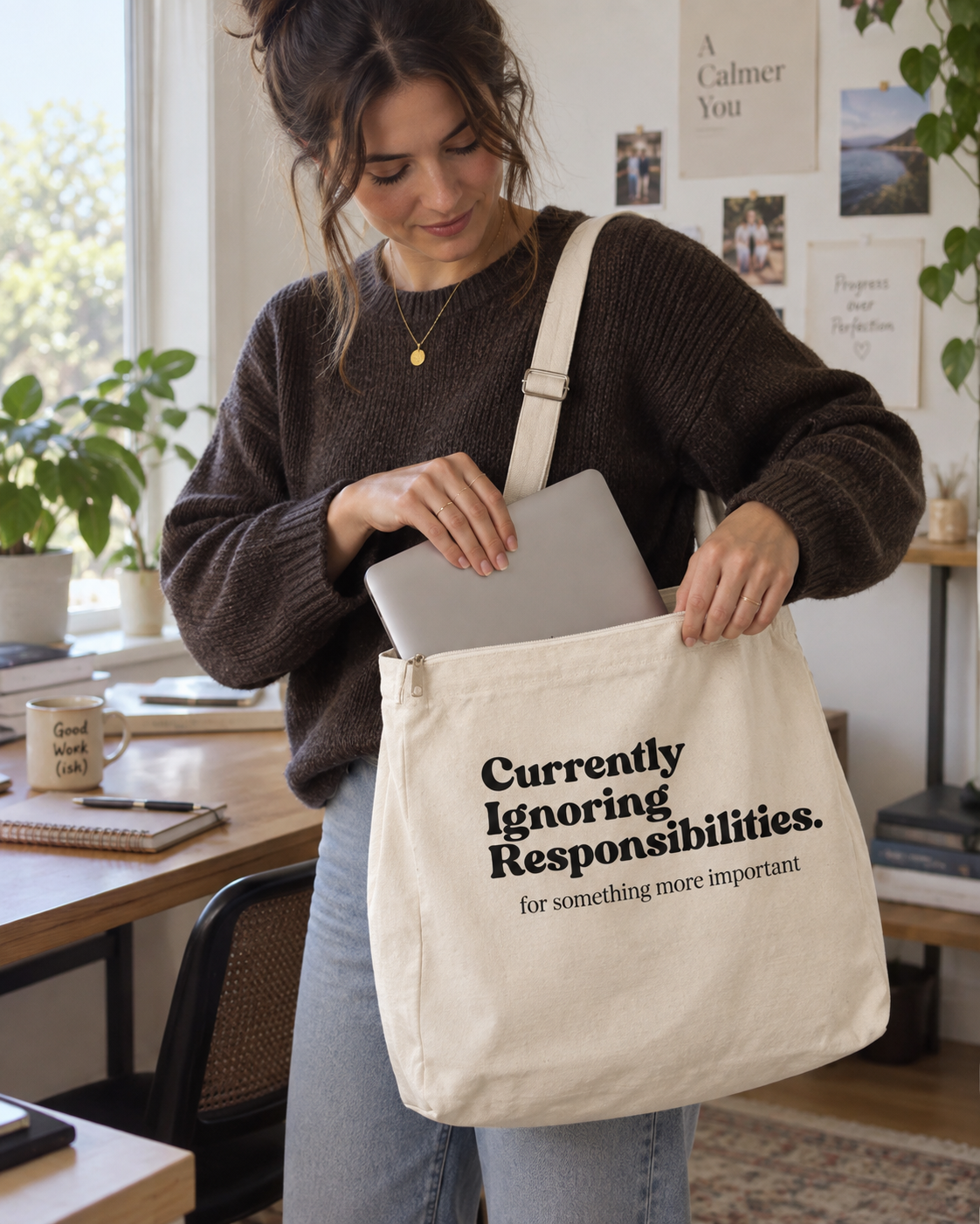 Currently Ignoring Responsibilities K-Drama Crossbody Bag