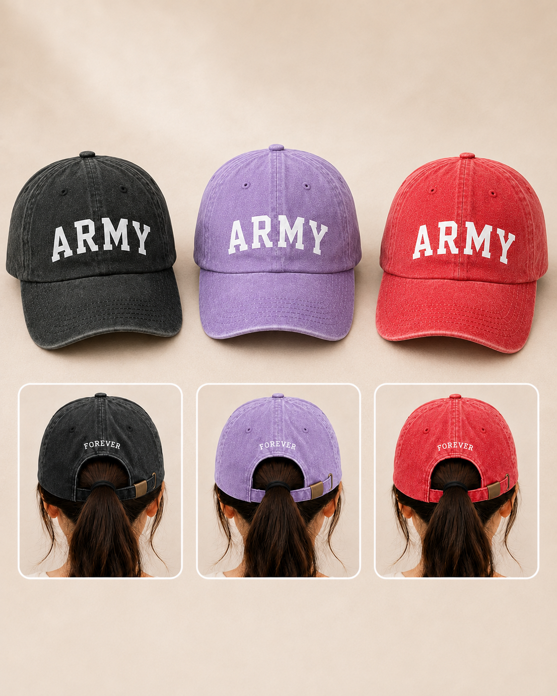 ARMY Forever Baseball Cap | BTS-Inspired Hat