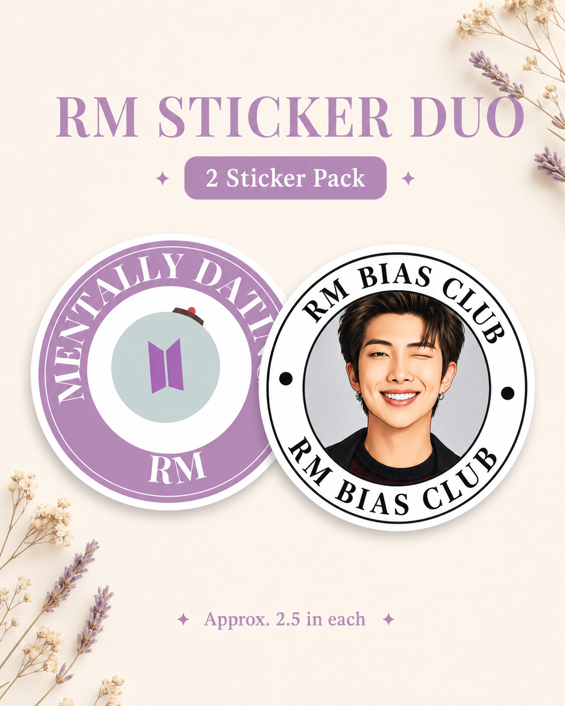 BTS Bias Sticker Duo