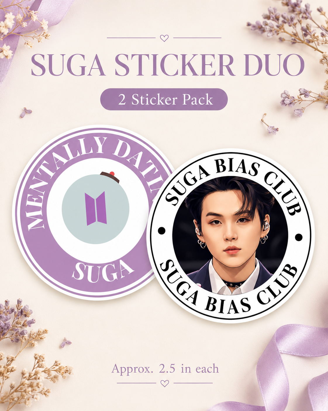 BTS Bias Sticker Duo