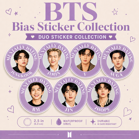 BTS Bias Sticker Duo