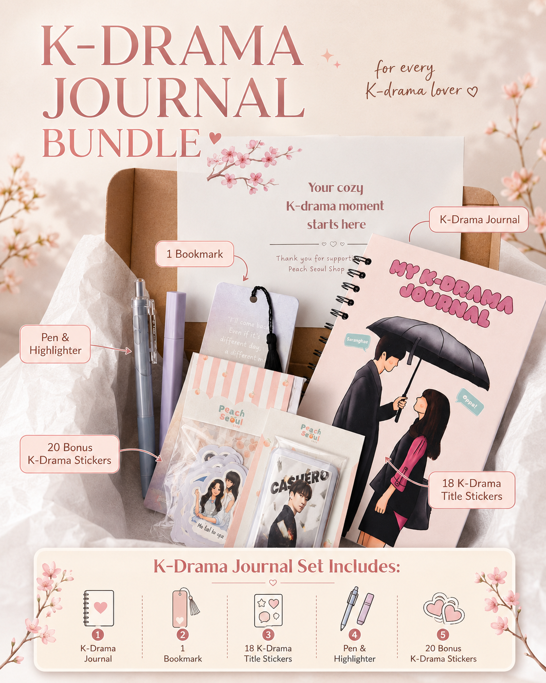 K-Drama Journal Bundle