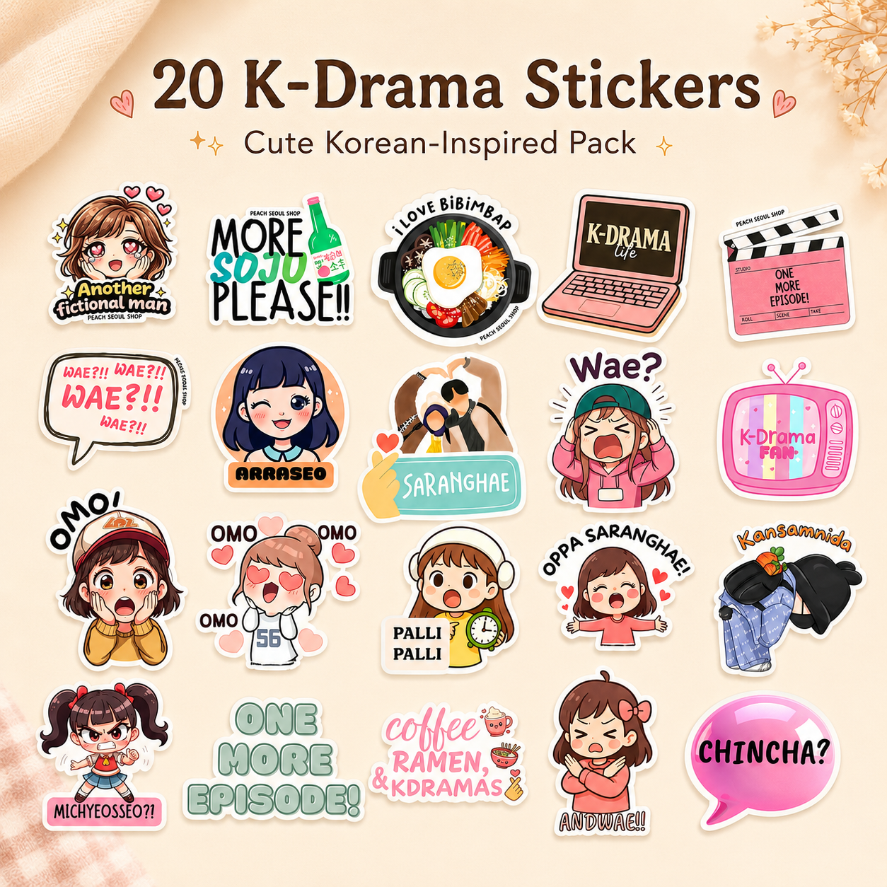 KDRAMA STICKER PACK #3