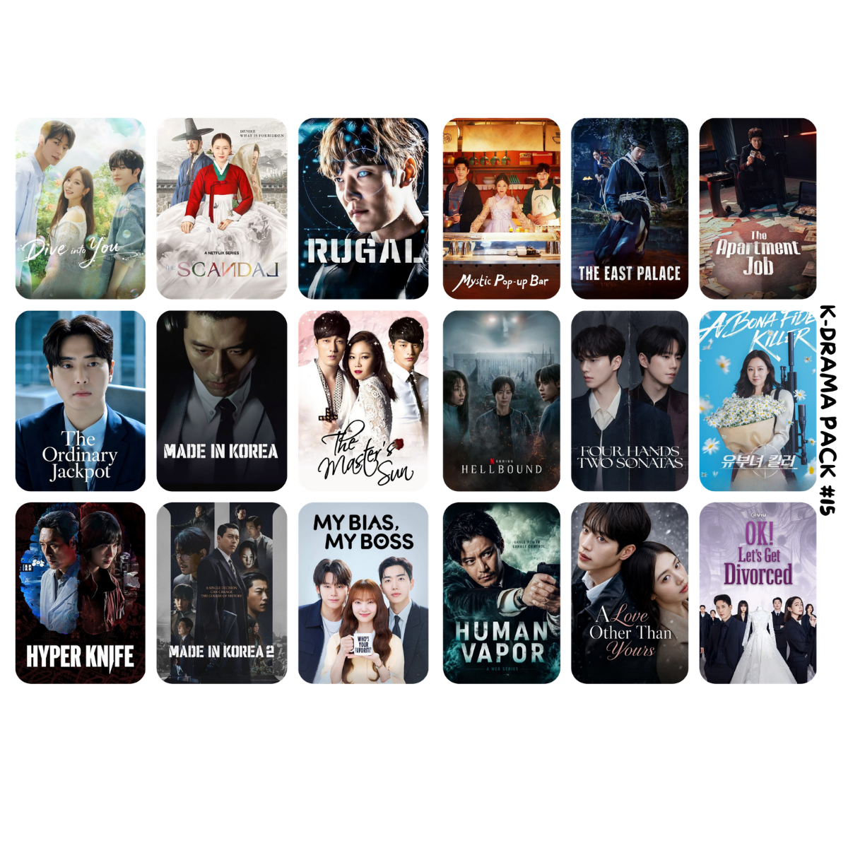 K-Drama Title Stickers