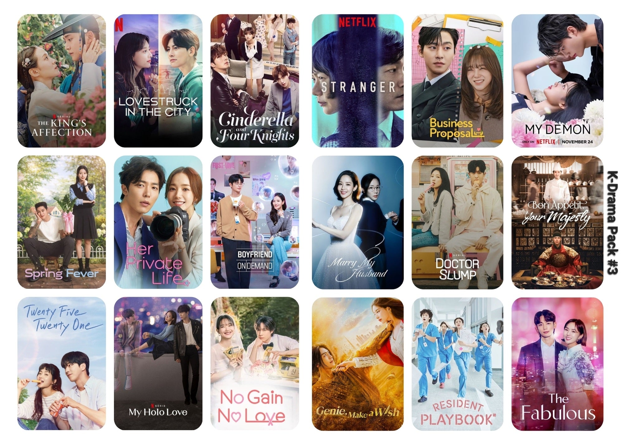 K-Drama Title Stickers