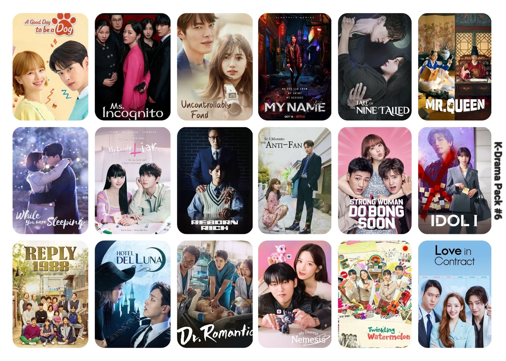K-Drama Title Stickers