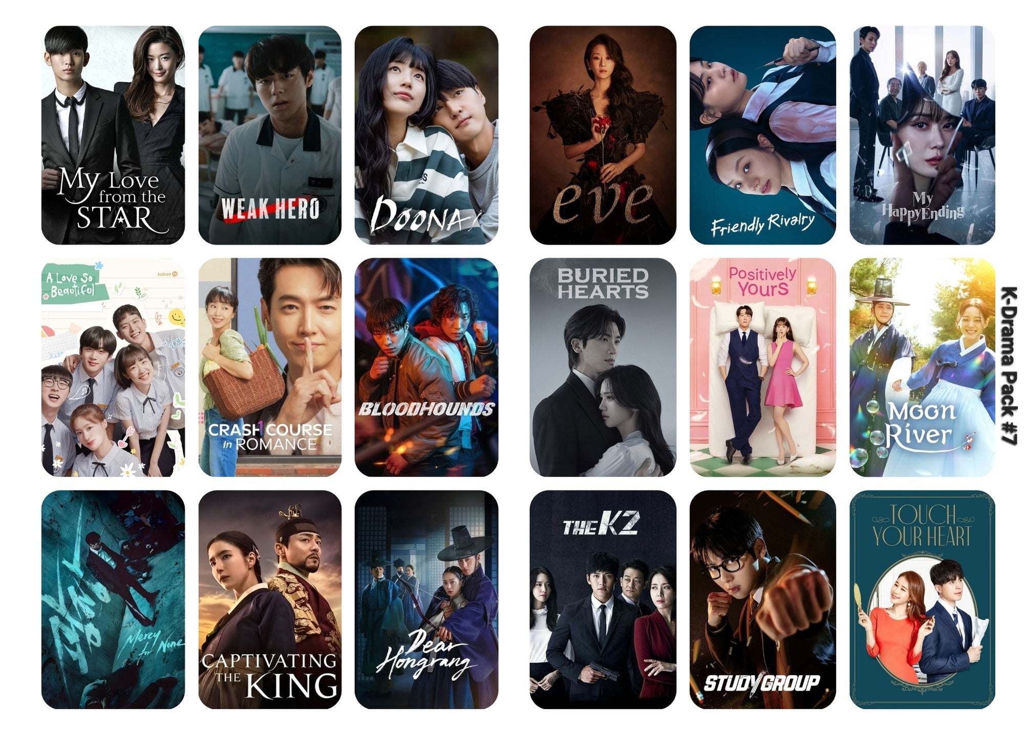 K-Drama Title Stickers