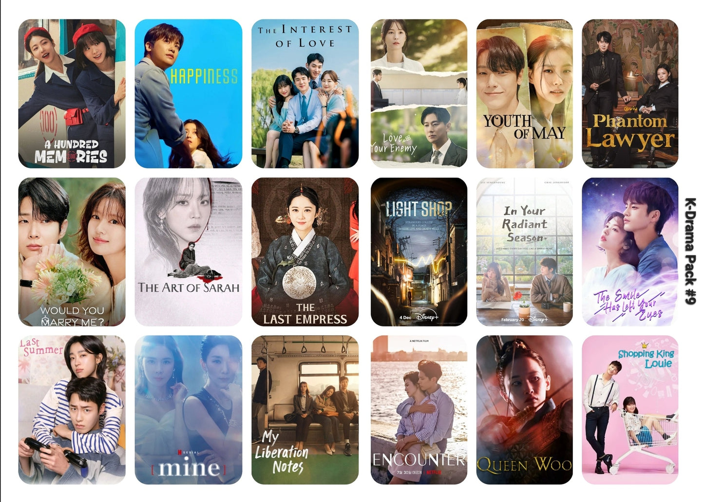 K-Drama Title Stickers