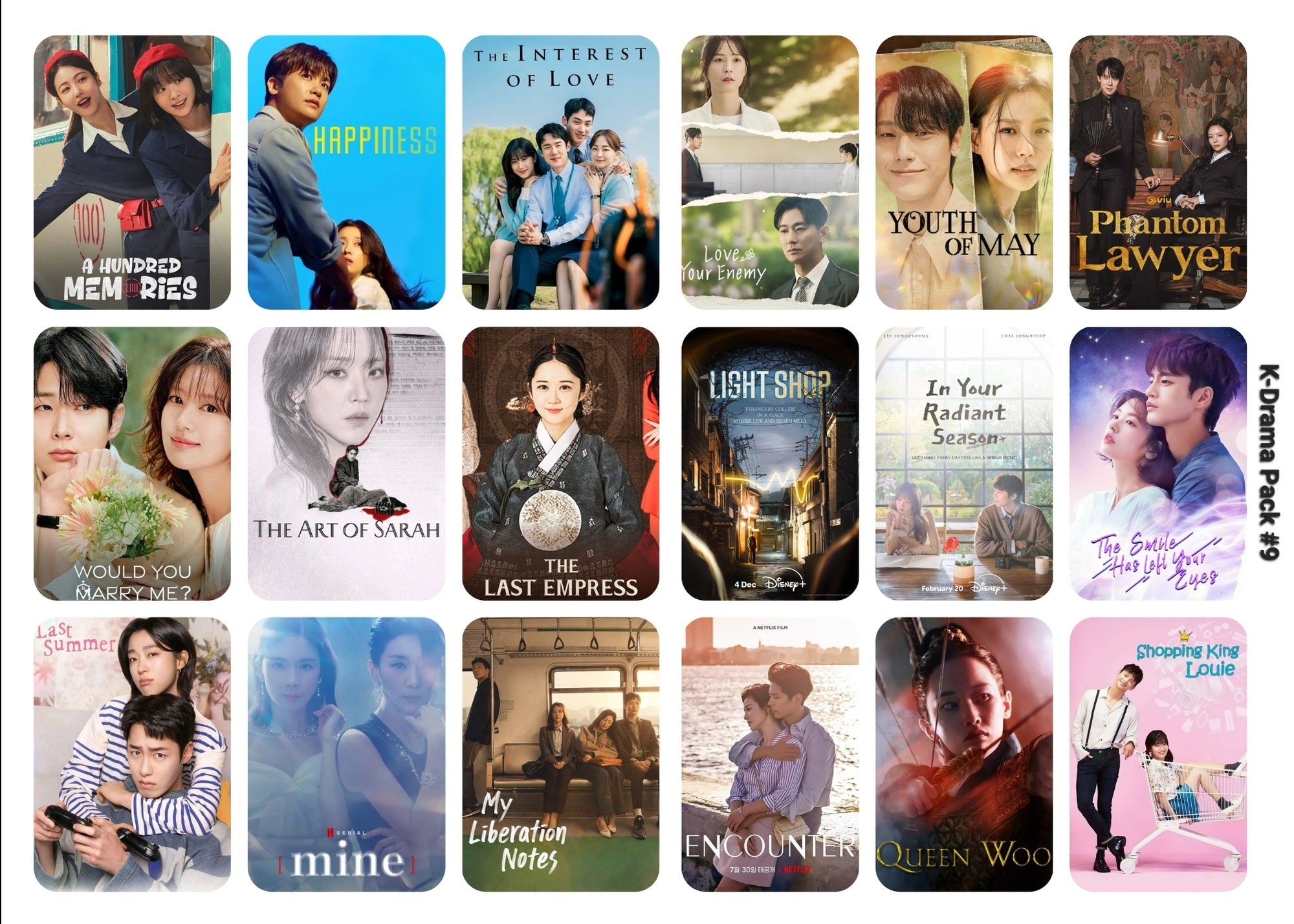 K-Drama Title Stickers