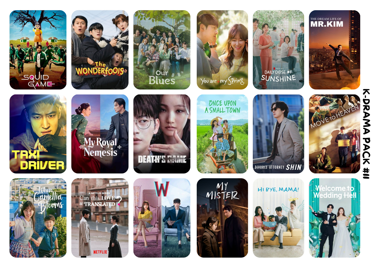 K-Drama Title Stickers