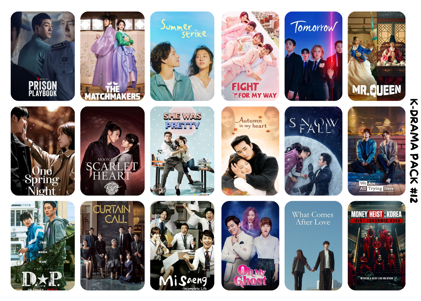 K-Drama Title Stickers