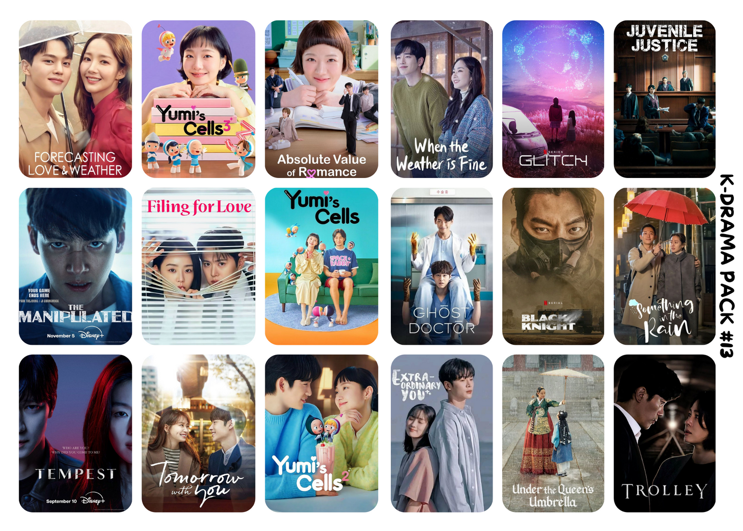 K-Drama Title Stickers