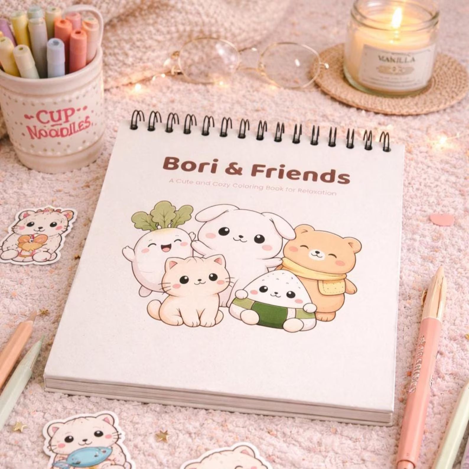Bori & Friends Coloring Book