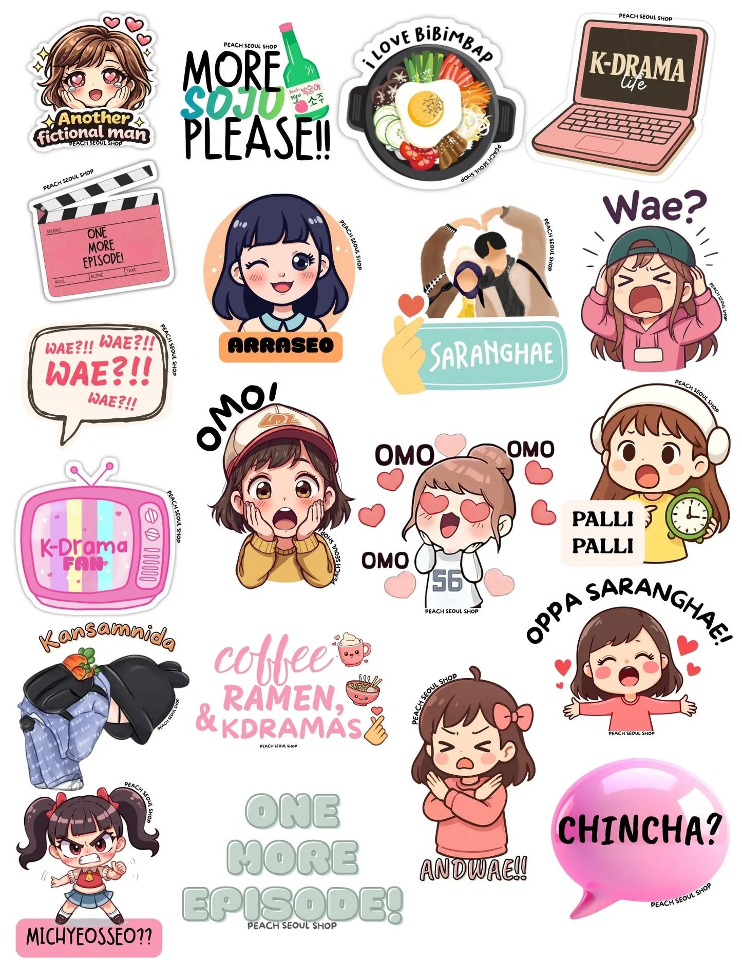 KDRAMA STICKER PACK #3