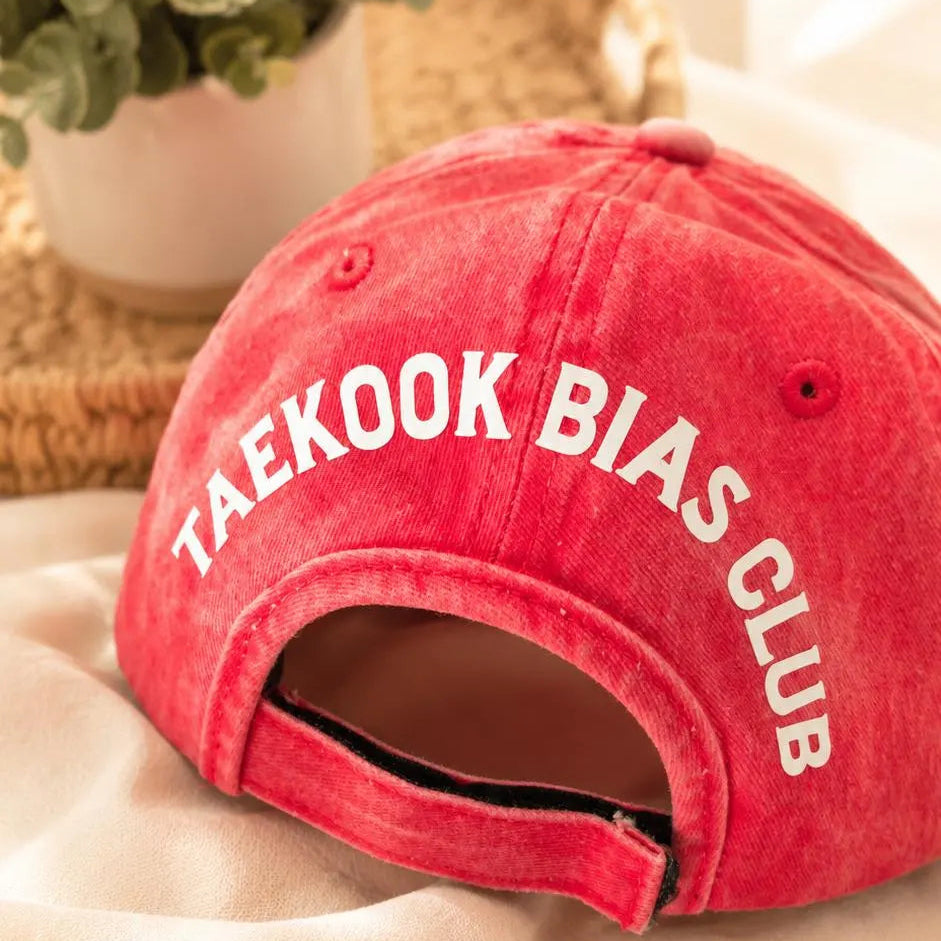 Taekook Bias Club Vintage Washed Baseball Cap