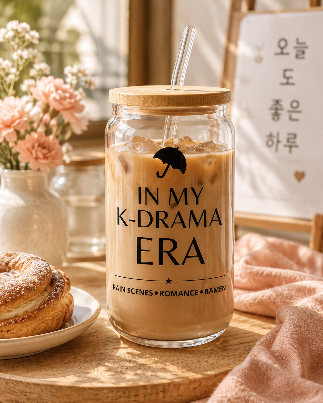 In My K-Drama Era Glass Cup