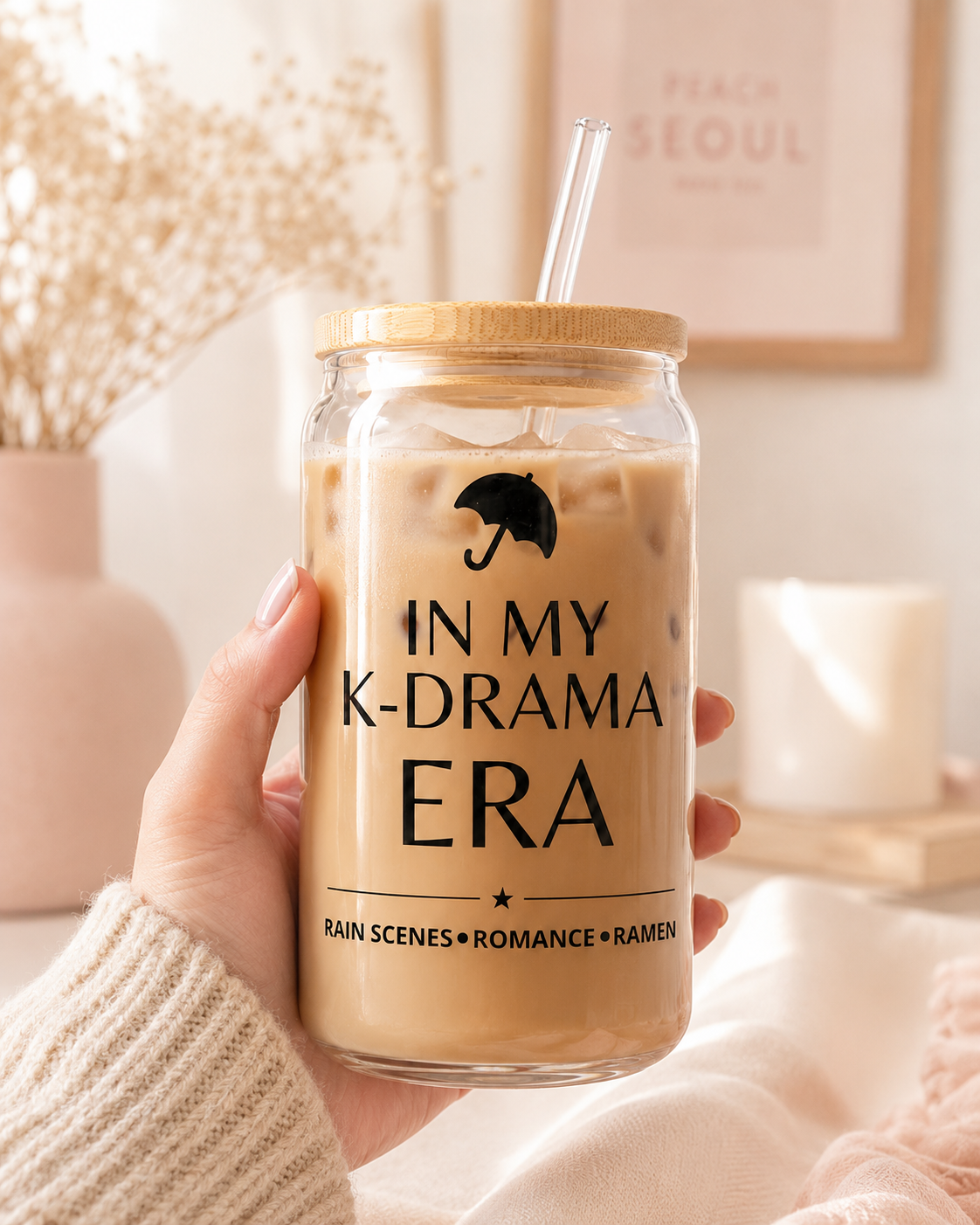 In My K-Drama Era Glass Cup
